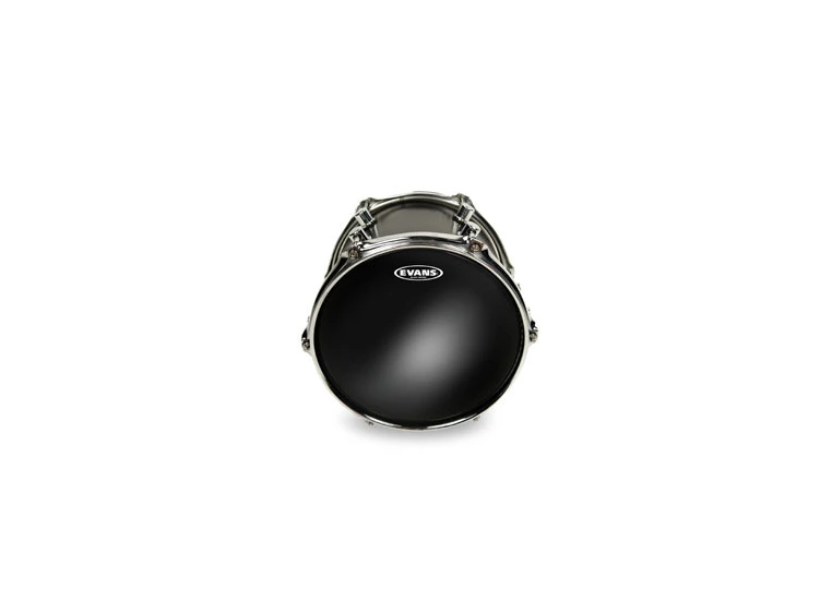 Evans TT18CHR Black Chrome clear 18" tom-skinn 